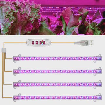 USB LED Groeilamp Kweeklamp Full Spectrum Dimbare Plantenlam, Verzenden, Nieuw