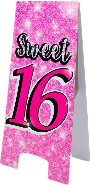 Waarschuwingsbord Sweet 16, Ophalen of Verzenden, Nieuw