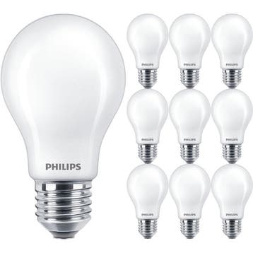 PHILIPS MASTER Value LEDbulb E27 Peer Mat 10 Pack 3.4W 2700K, Ophalen of Verzenden, Nieuw