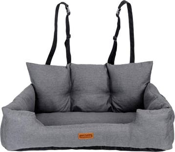 Hondenmand auto - Autostoel hond - 92x50x40 - Grijs - Noblez, Verzenden, Zo goed als nieuw