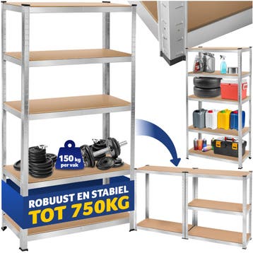 Werkplaatsrek - 180 x 90 x 40 cm, 750 kg, Verzenden, Nieuw