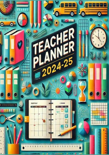 Lehrerplaner 2024-25: Teacher Planner 2024-25 | Nieuw, Ophalen of Verzenden, Nieuw, Leonie Lerner
