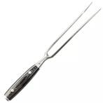 Yaxell Ran Vleesvork 16 cm – 69 Lagen Damaststaal – VG10, Ophalen of Verzenden, Nieuw