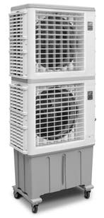 Hoge industriële mobiele koelventilator 150-200m² 17000m³/u, Ophalen of Verzenden, Nieuw