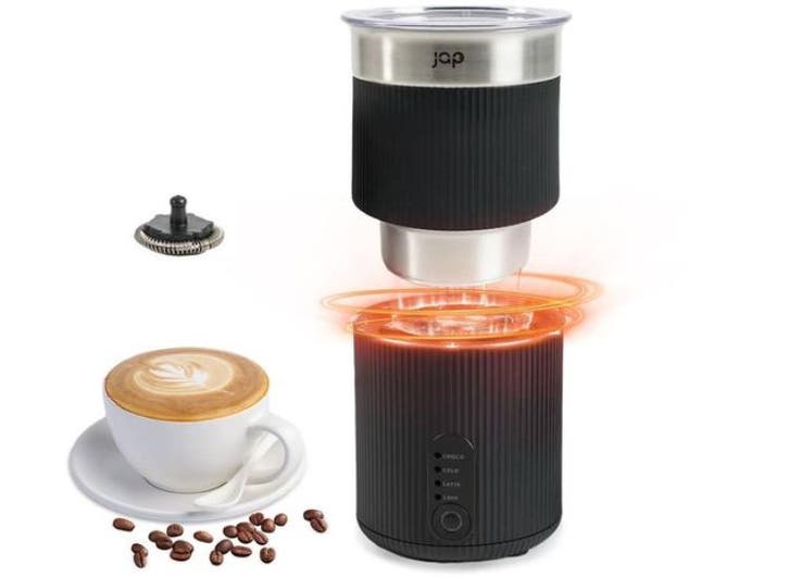 Jap Appliances Melkopschuimer 4-in-1 - Zwart, Huis en Inrichting, Keuken | Keukenbenodigdheden, Nieuw, Verzenden