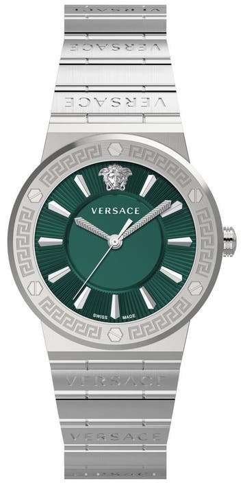 Versace VEVH00920 Greca Logo dameshorloge 38 mm, Overige merken, Staal, Verzenden, Polshorloge