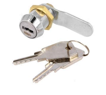 Kantelslot Locker Slot - 26mm Inbouwdiepte - Gelijke Sleutel, Ophalen of Verzenden, Nieuw, IJzer, Slot