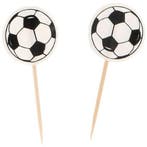 Patis Decor Taartprikkers Voetbal 25st., Hobby en Vrije tijd, Taarten en Cupcakes maken, Verzenden, Nieuw