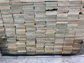 Veiling - 50x Vuren plank ruw 480x12,5x2,2cm, Nieuw
