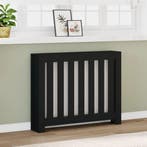 vidaXL Radiatorombouw 104x20x82 cm bewerkt hout zwart, Doe-het-zelf en Verbouw, Verwarming en Radiatoren, Verzenden, Nieuw