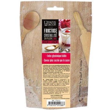 Patis Decor Fructose Poeder 300g, Verzenden, Nieuw