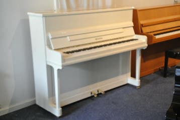 Carl C. Pfeiffer : topklasse bij Veenstra Rheden., Zo goed als nieuw, Wit, Piano, Hoogglans