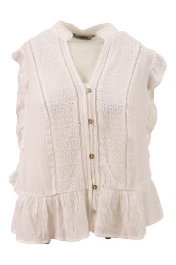 Only Blouse in maat M Wit, Kleding | Dames, Only, Verzenden, Zo goed als nieuw, Wit