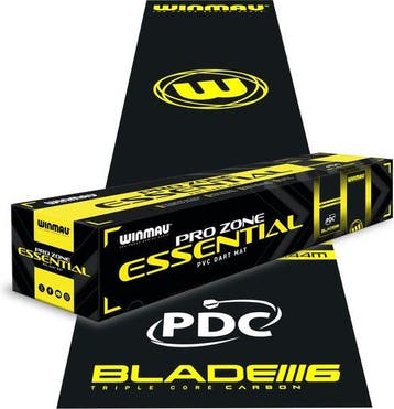2dekans | Winmau Pro Zone Essential PVC dartmat, Ophalen of Verzenden, Zo goed als nieuw