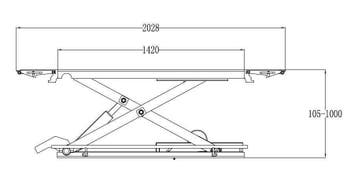 Schaarhefbrug Wolf Tools mobiel 3000 KG NIEUW MODEL!!, Ophalen of Verzenden, Nieuw