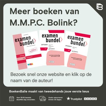 Examenbundel vwo Geschiedenis 2016/2017 - M.M.P.C. Bolink, Verzenden, Gelezen, M.M.P.C. Bolink