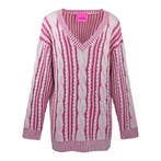 Frogbox • oversized kabeltrui • S, Verzenden, Nieuw, Roze, Maat 36 (S)