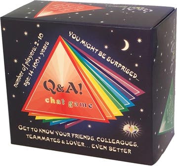 Q&A Chat Game (English version) | Commuse - Gespreksstarters, Hobby en Vrije tijd, Gezelschapsspellen | Kaartspellen, Verzenden