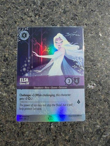Disney - 1 Card - Disney Lorcana - Elsa (Frozen) 19/P1 EN 2, Nieuw