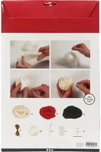 Diykit pakket hobbyset naaldvilten kerstballen styropor met, Hobby en Vrije tijd, Knutselen, Ophalen of Verzenden, Nieuw