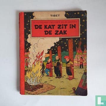 Chick Bill - De kat zit in de zak - 1954, Boeken, Eén stripboek, Verzenden, Gelezen, Gascard, Gilbert.