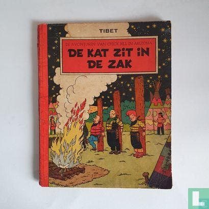Chick Bill - De kat zit in de zak - 1954, Boeken, Stripboeken, Gelezen, Eén stripboek, Verzenden