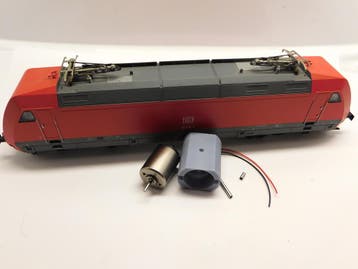 Micromotor HF019 Fleischmann BR 101, BR 145, BR 146, Re, Overige merken, Gelijkstroom, Verzenden, Overige typen