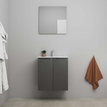 On-Line Badkamermeubelset - 60 cm - Voorgemonteerd - 2, Huis en Inrichting, Badkamer | Badkamermeubels, Ophalen of Verzenden, Nieuw