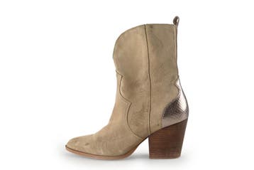 Manfield Cowboy laarzen in maat 38 Beige, Verzenden, Beige, Zo goed als nieuw, Manfield