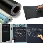 Krijtbord bord sticker muursticker deur krijt 45x100CM *ZWAR, Verzenden, Nieuw