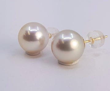 Oorbellen - 14 karaat Geel goud, 11×12 mm ronde, zachte, Sieraden, Tassen en Uiterlijk, Oorbellen, Nieuw