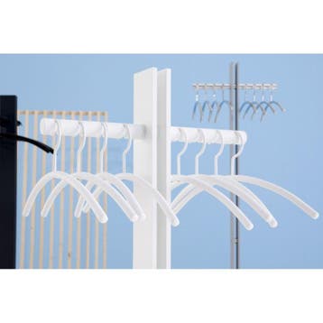 Cascando Chrome kledinghanger - wit, Verzenden, Nieuw