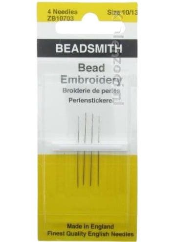 Set van 4 borduurnaalden Beadsmith nr. 10 + 13 (Rijgnaalden), Ophalen of Verzenden, Nieuw, Overige typen