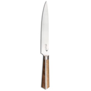 Déglon Vleesmes 19 cm – Houten Handgreep – Uniek Design, Ophalen of Verzenden, Nieuw, Hout