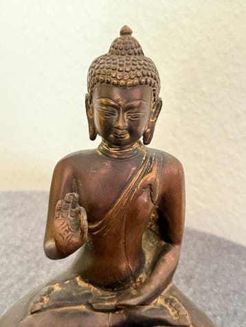 Figuur - Brons, Messing - Nepal (Zonder minimumprijs), Antiek en Kunst