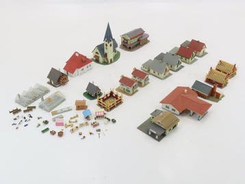 Kibri, Vollmer, Faller N - Modeltreingebouwen (30) - Groot, Hobby en Vrije tijd, Modeltreinen | N-Spoor, Nieuw