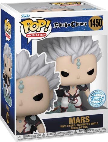 Funko Pop #1450 Black Clover - Mars with Book Exclusive, Verzenden, Nieuw