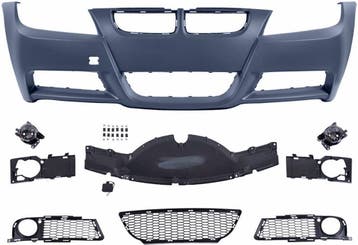 Sport Look Voorbumper BMW E90 E91 Zonder PDC/Sproeiers B2599, Nieuw