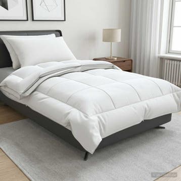 vidaXL Dekbed en Kussen Set 3 st 140x220 cm 4 seizoenen, Verzenden, Nieuw, Wit