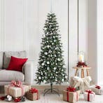 vidaXL Kunstkerstboom met 300 LED Groen 180 cm PVC en, Diversen, Kerst, Verzenden, Nieuw