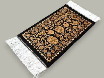 Unised zijde, art-nouveau-stijl - Vloerkleed - 50 cm - 30 cm, Nieuw