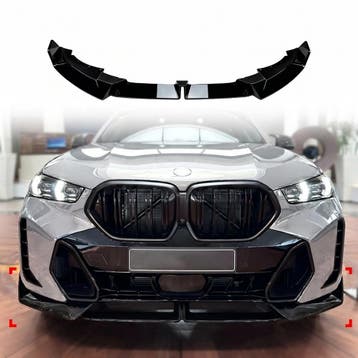 Front Splitter Voor BMW X6 G06 LCI M Sport & M60i - M, Ophalen of Verzenden, Nieuw