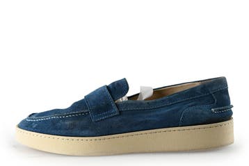 Greve Instappers in maat 44½ Blauw, Overige typen, Verzenden, Blauw, Gedragen
