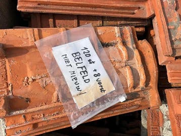 Lot dakpannen 120stuks Belfeld incl bak (Diverse), Verzenden, Nieuw