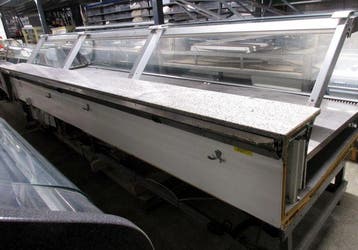 Linde Koeltoonbank – B383 x D126 x H118 cm – zonder motor, Gebruikt