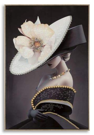 LAQUARED MUUR BROEK MET FRAME WIEN HOED -B- CM 62X4X92, Ophalen of Verzenden, Nieuw