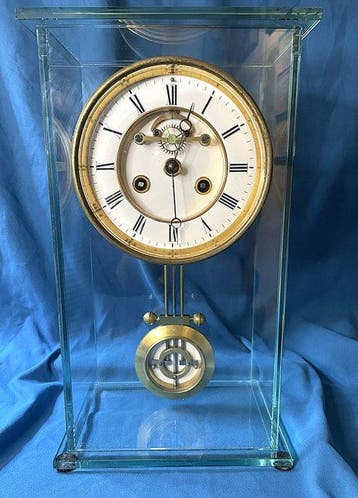 Pendule - Brocot - glas, messing - 1870/2024