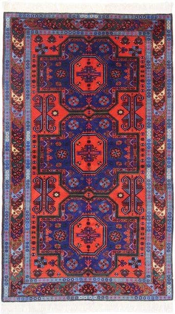 Antiek Kazak, ouder dan 70 jaar - Vloerkleed - 230 cm - 135, Nieuw