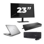 HP EliteBook 820 G3 -   i7-6e  8GB  - 256GB  + 1x 23 inch, Qwerty, Verzenden, 8 GB, Refurbished