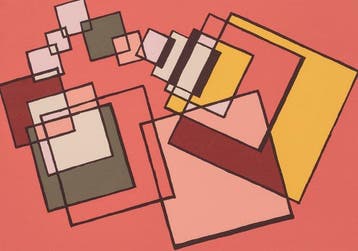 Mario Radice - Composizione in rosso